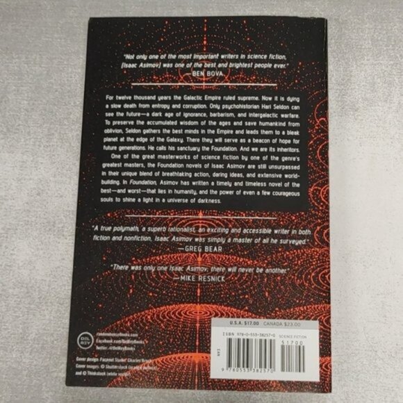 3/$13 Foundation 3. Foundation. Adult sci-fi novel by Isaac Asimov - Picture 7 of 9